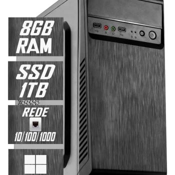 Computador Home II Intel - 1002 TC (I3-12100/8GB/SSD1TB/300W/H610