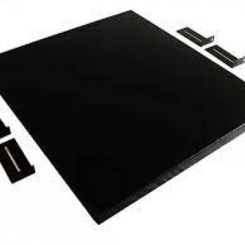 BANDEJA FIXACAO 4 PTS 1UX40 CM PRETO - BBK