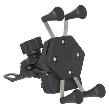 SUPORTE DE CELULAR EM X PARA MOTO
