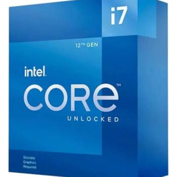 Processador Intel Core i7-12700KF Box (LGA 1700 / 12 Cores / 20 Threads / 3.6GHz / 25MB Cache) * S/ Cooler S/ Video*