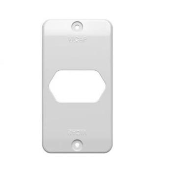 TAMPA NORMAL TOMADA HEXAGONAL BRANCO