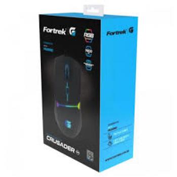 MOUSE GAMER RGB FORTREK CRUSADER BR