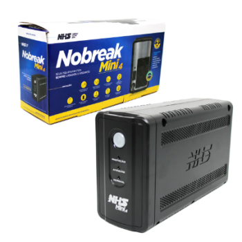 Nobreak NHS Compact Plus 4 Senoidal 1000VA Bivolt S.120v ou Conf 220V Bat 2x7ah/24v