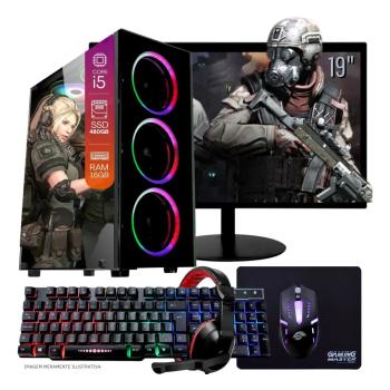 micro i5 gamer 16gb 480gb placa de video