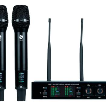 Microfone Sem Fio Duplo Kadosh K492m