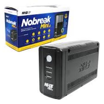 Nobreak NHS Mini 4 600VA MONO 120V Bat 1x7Ah/12V 6 tomadas ABS
