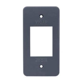 Tampa Normal para 3 Teclas — Cinza-Escuro — VT3T034CE