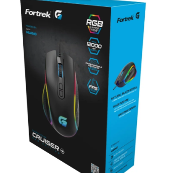 MOUSE GAMER RGB FORTREK CRUISER W/ SOFT