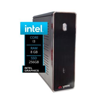 Computador Mini ITX II — Core i3-12100, 8 GB RAM, SSD NVMe 256 GB, H610H7