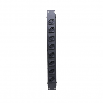 Régua Energia Rack 19“ 8 conexões 10A