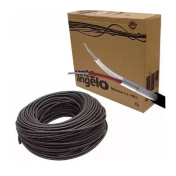 Cabo - XLR  Santo Ângelo de 3 vias blindado para microfones e caixas de som (m)