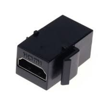 Keystone HDMI reto preto