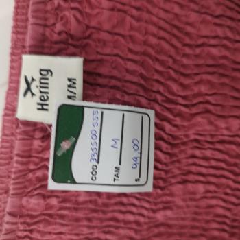 MACACÃO FEM ROSA COM ELASTICO TAM M - HERING