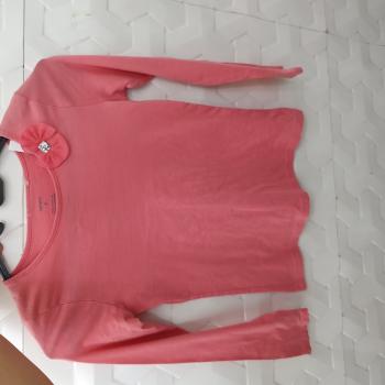 BLUSA INFANTIL MANGA LONGA ROSA COM LAÇO FEM TAM 7 - CARTER´S