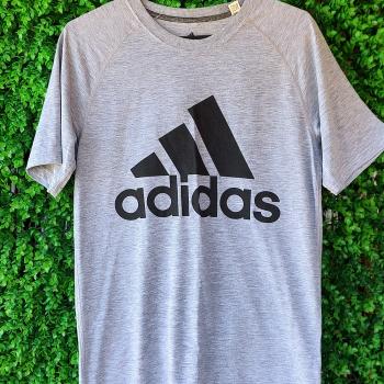 BLUSA CINZA MASCULINA COM SIMBOLO DA MARCA TAMANHO M - ADIDAS