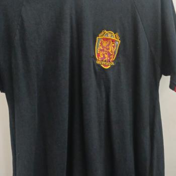 BLUSA HARRY POTTER PRETA  GRYFFINDOR 07 TAMANHO M - UNIVERSAL STUDIOS