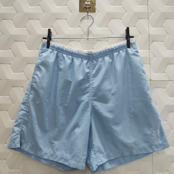 BERMUDA AZUL CLARA COM BRANCO MASCULINA TAMANHO PP - SKYLER