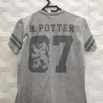 T-SHIRT CINZA QUIDDITCH GRYFFINDOR SEELER MASCULINA TAMANHO 12 - RIACHUELO