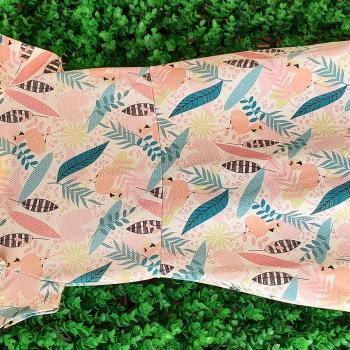 VESTIDO ESTAMPADO  FLAMINGO TOM PASTEL  FEM TAM 8- MARISA