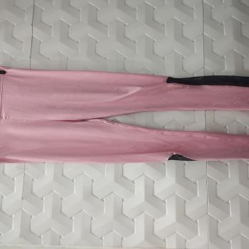 CALÇA INFANTIL ROSA COM DETALHE DE TULE PRETO - JUST ACTIVE