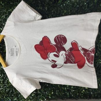 BLUSA INFANTIL BRANCA ESTAMPA MINNIE FEM TAM 14- MARISA
