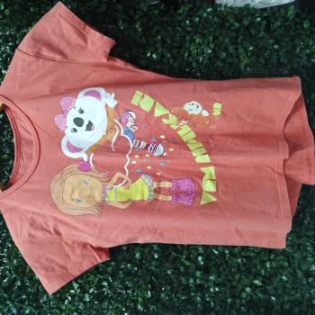 BLUSA DE MALHA  SALMÃO VEM RIPILICA INF TAM 12 - LILICA RIPILICA