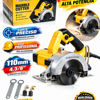 Serra Mármore 2000W Profissional Cortadora de Piso Porcelanato Cerâmica Granito Alta Potência NK1109 Kanakasaki 110V*