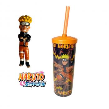 KIT COPO NARUTO NO SACO