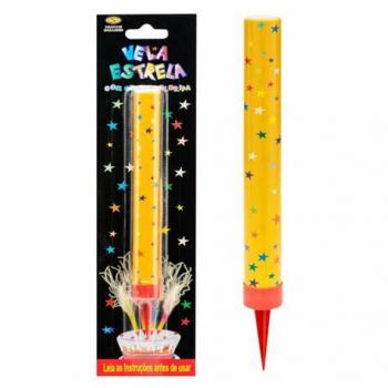 VELA VULCÃO CORES DIVERSAS