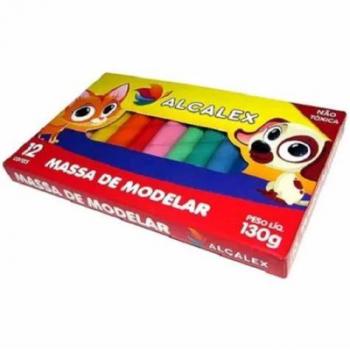 MASSA MODELAR ALCALEX 12 CORES