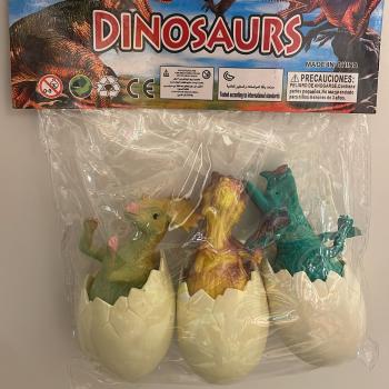 DINOSSAURO NO OVO C/3
