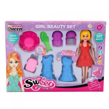 BONECA SWEET TROCA ROUPA/CABELO