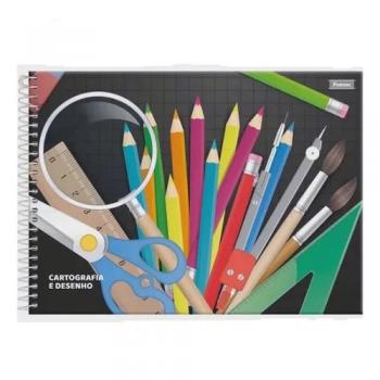 CADERNO DE DESENHO CAPA DURA  FORONI