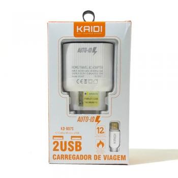 CARREGADOR KAIDI V8 C/ USB | KD - 556S