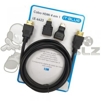 CABO HDMI 4 EM 1