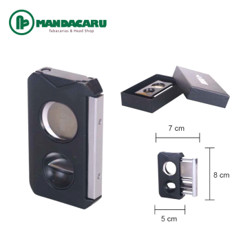 CORTADOR CHARUTO HIT PREMIUM TRIPLE CUT BLACK [CO-012]