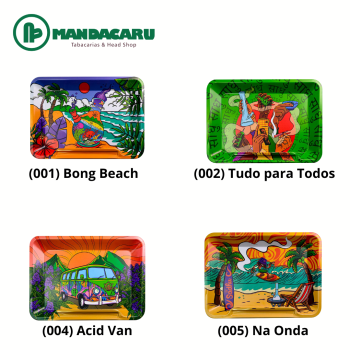 BANDEJA METAL SADHU COLEÇÃO SUMMER 20x14cm (Und)