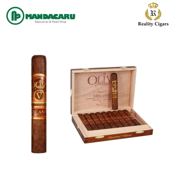 CHARUTO OLIVA SERIE 'V' MELANIO Nº 4 [NRD-OLV-008] (Cx 10und)