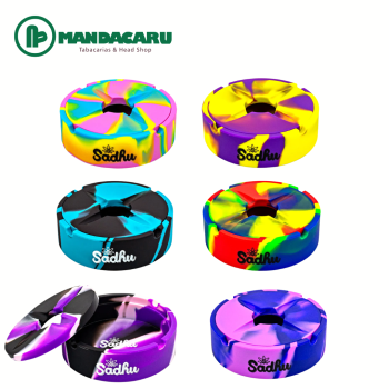 CINZEIRO SADHU SILICONE REDONDO MIX COM TAMPA GRANDE [CSSGCT-001] (Und)