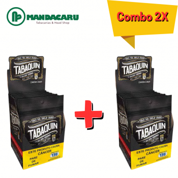 COMBO 2X - TABACO HBT TABAQUIN GOLDEN VIRGINIA 5x20g