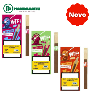 CHARUTO WTF BIG'N TIPSY COM PITEIRA (Petaca 1x5)