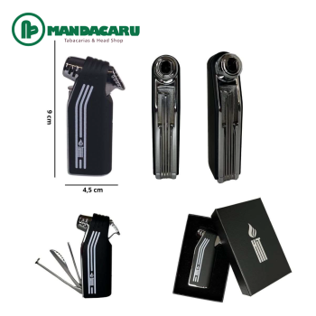 MAÇARICO HIT PREMIUM PIPE BLACK [AC-033] (Und)