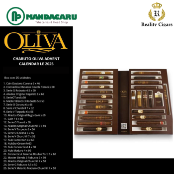 CHARUTO OLIVA CAIXA ADVENT CALENDAR [NRD-OLV-023] (Cx 25und)