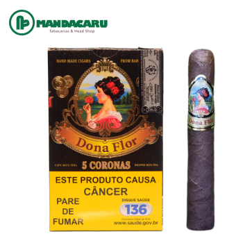 CHARUTO DONA FLOR CORONA MATA FINA (Petaca 1x5)