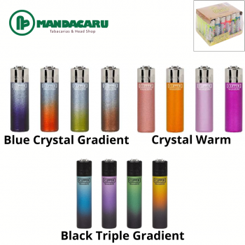 ISQUEIRO CLIPPER GRANDE [D24 CP11R] PINTADO (Display 24und)