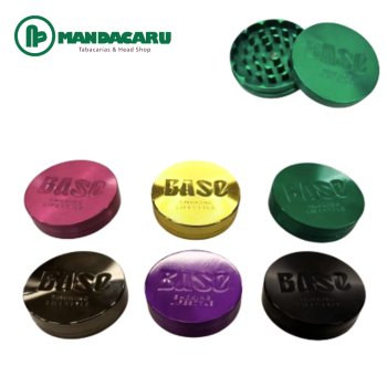 TRITURADOR METAL BASE REDONDO 2 PARTES 63mm [TM-003] (Und)