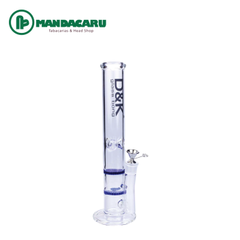 BONG VIDRO D&K DENGKE SLIM BIFASE 35cm [DK6084]