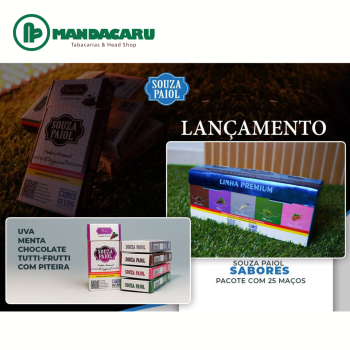 PALHEIRO SOUZA PAIOL KIT 25 MAÇOS