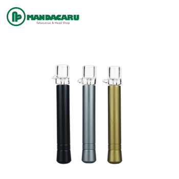 PIPE ALUMINIO E VIDRO 9cm [YD2020] (Und)