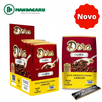 TABACO TW DORA SABORES COM SEDA - CLOVE 6x20g